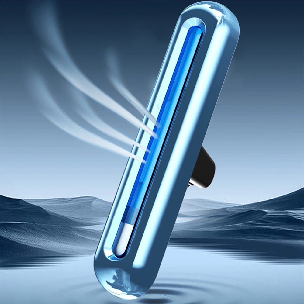 Long-Lasting Odor Eliminator Car Air Freshener Vent Clip and Mini Car Oil Diffuser Essential Fragrance Oil