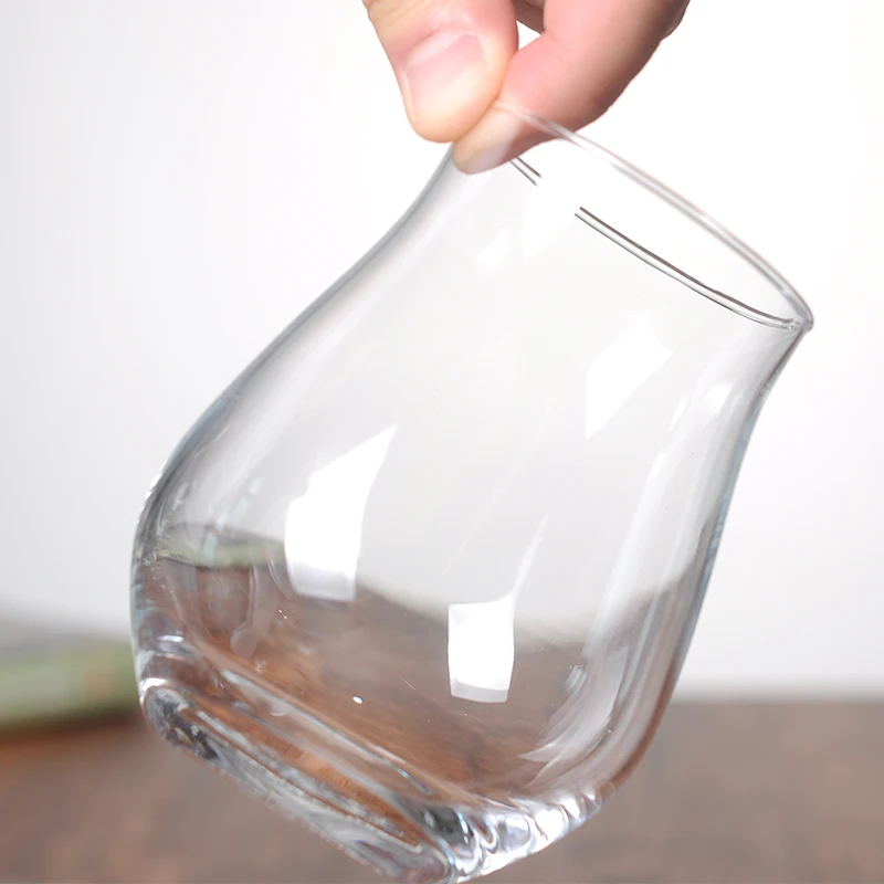 custom logo 400ml stemless wine glass tulip glass sublimation whisky whiskey glasses