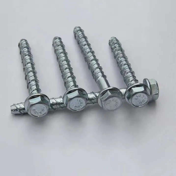High Quality Concrete anchor screw white blue Yellow Zinc Plated Carbon Steel Stainless Steel m12 concrete anchor bolt
