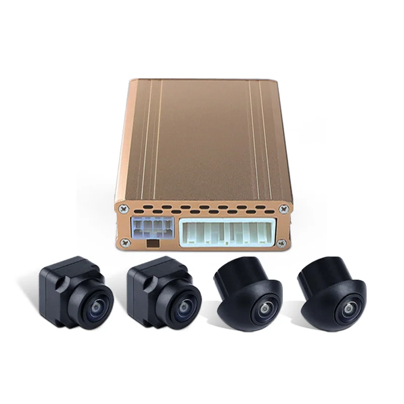 High Digital 3D Surround Bird View Parking Monitor System Recording Device Module Car 360 Camera Waterproof Bird view system