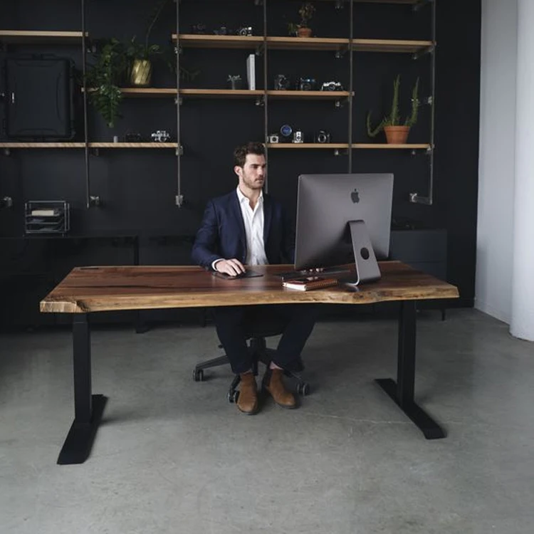 Manufacturer Executive Dual Motors Table  Electric Desk