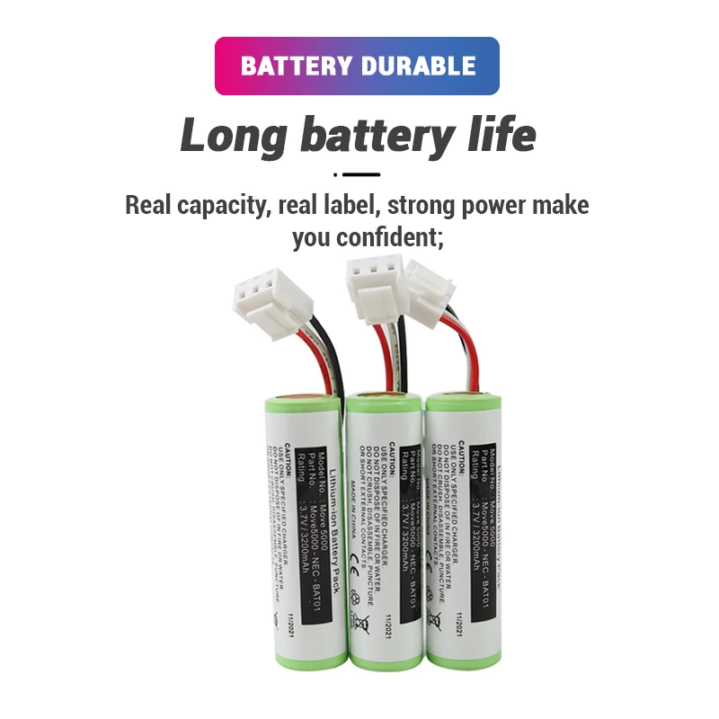 Move 5000 Battery F26402376 Li-ion 18650 Battery for Ingenico Move5000 WTS POS Machine Battery