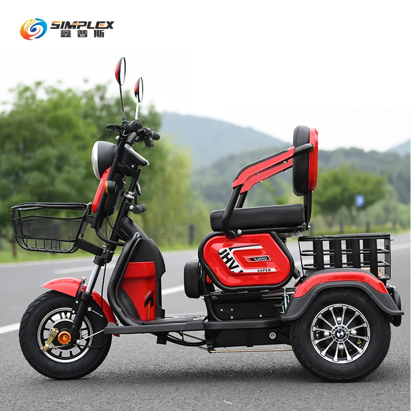 2021 Best Safety and Popular 60V 800W Electric Tricycle for Cargo Max Body Trip Power