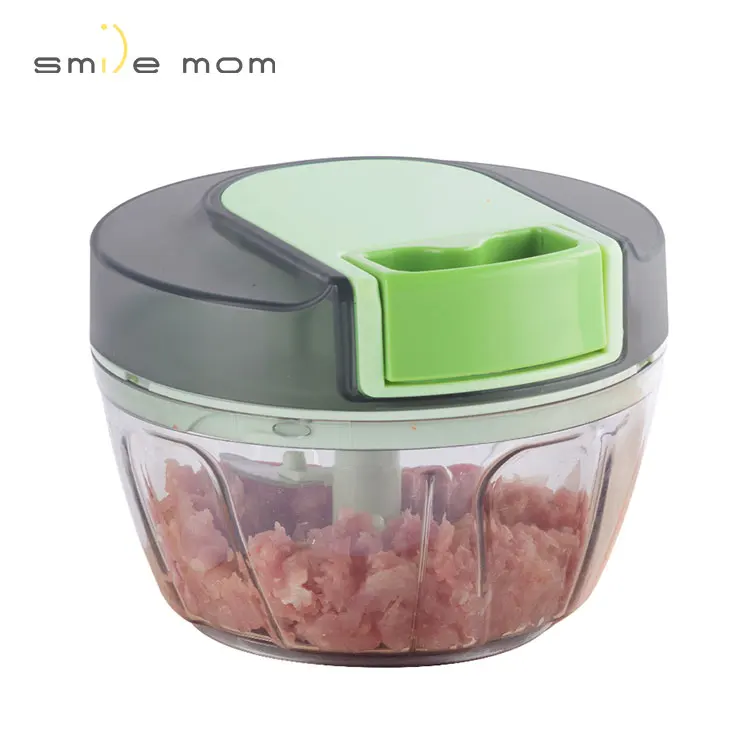 Smile mom Kitchen Gadgets Multifunctional Mini Hand Manual Pull Food Chopper for Vegetable and fuits