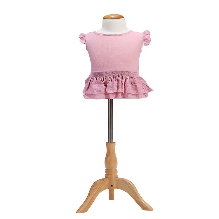 
Fabric covered half body dummy decorative child dress form dressmaker size child mannequin 