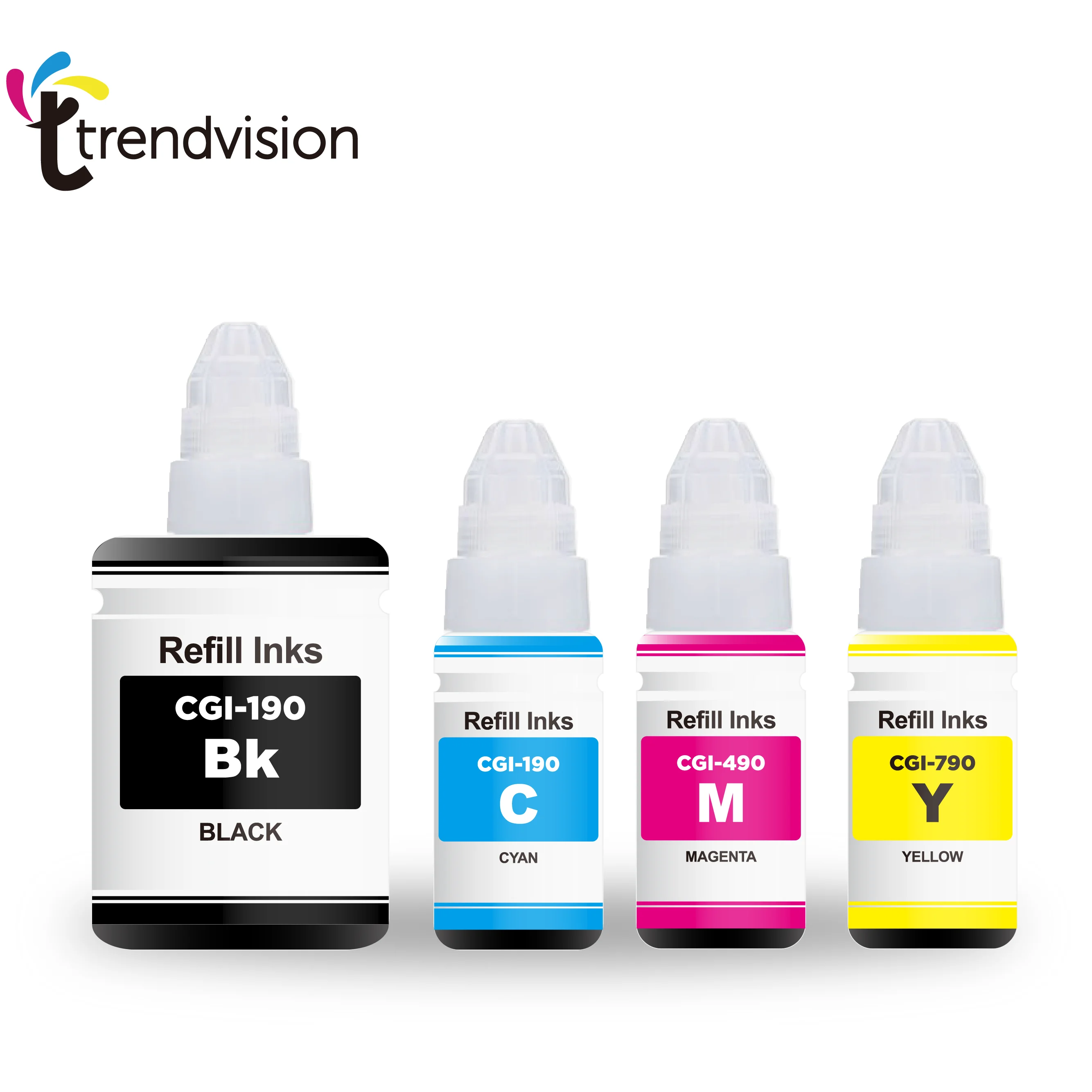 Trendvision GI890 совместим с цветом бутылки на водной основе Заправка чернилами краски для CANON