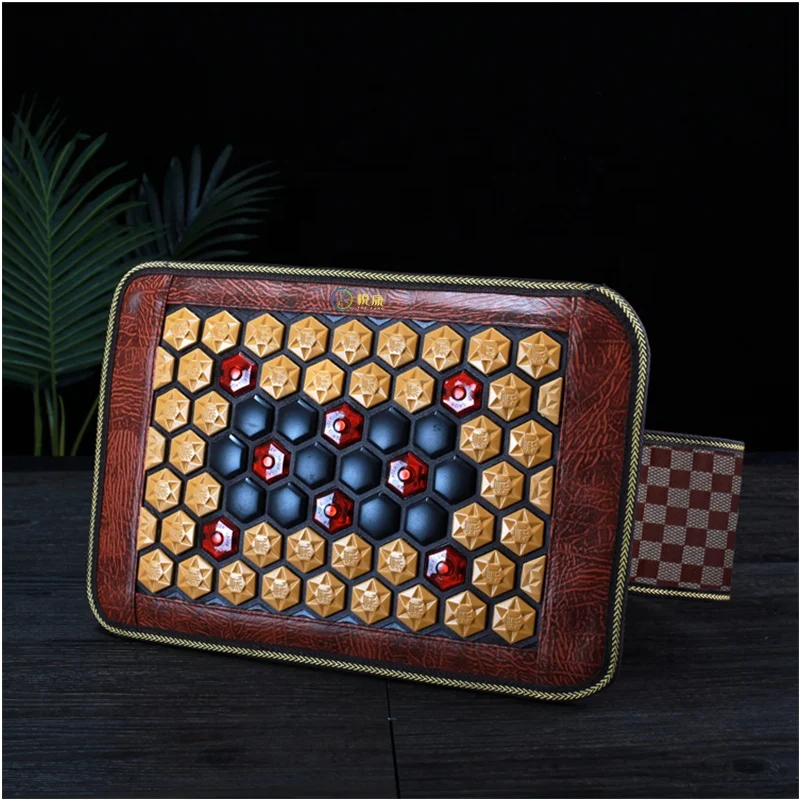 YUEKANG Wholesale Price Jade Stone Far Infrared Sauna Photon Pad Heating Tourmaline Massage Belt For Pain Relief