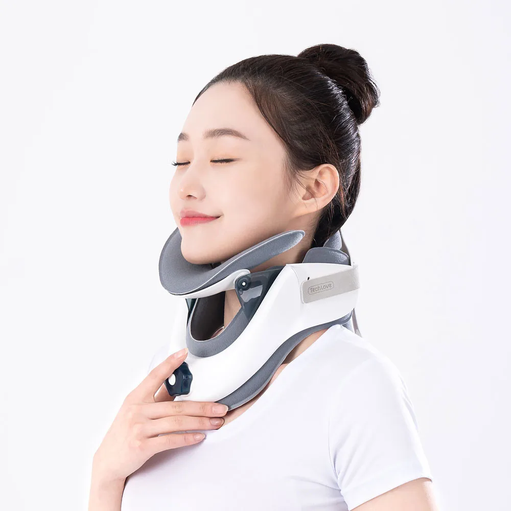 Techlove latest products 2024 rehabilitation equipment cervical bottle neck Knob adjustment cervical stretcher
