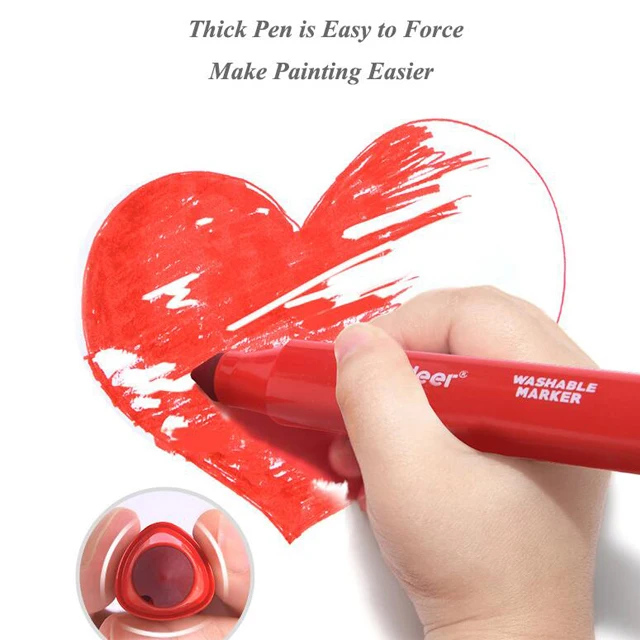
Latest arrival Tip Brush Washable Art Supply 12PCS Colors Drawing Painting Watercolor Art Kids Gift Marker Pens 