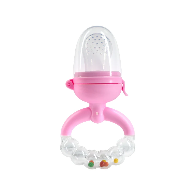 Legenday New Design Baby nipple Supplies & Products Bell Baby Feeding Set rattle Silicone Baby Feeder Fruit Food pacifier