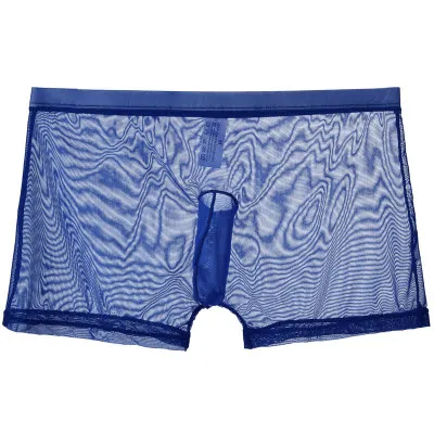 Фабричная распродажа летнее сексуальное прозрачное Сетчатое белье Ethika Jock из ледяного шелка мужское нижнее для