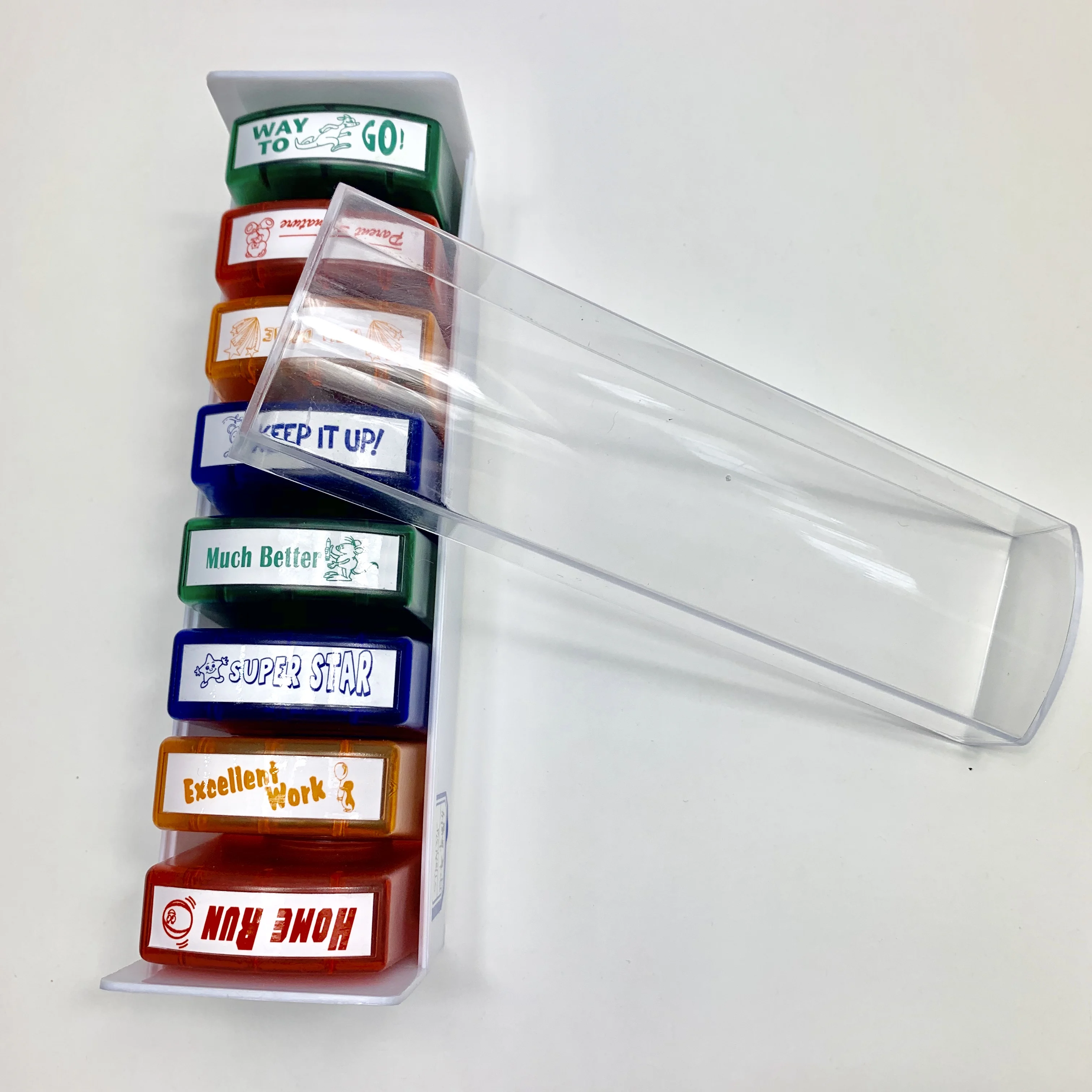 Self inking stamp set