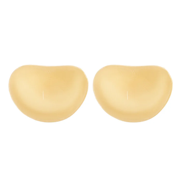 Double-Sided Sticky Booty Insert Reusable Breast Pad Deep V Triangle Bikini Foam Bra Cups with Matte Feature for Comfort Style