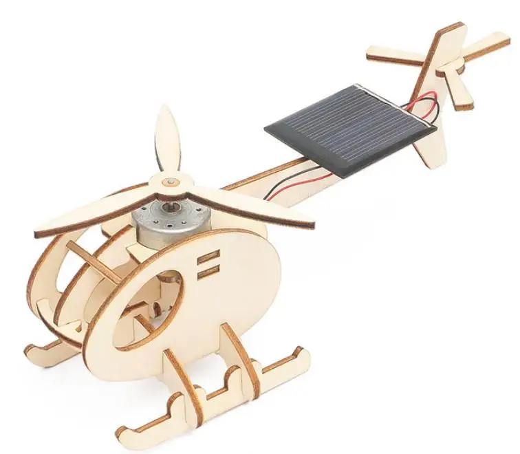 MI Educational Helicopter Assembling Toy Science And Engineering Toys Wooden 3D Puzzle DIY Science Projects Kit STEM Toys