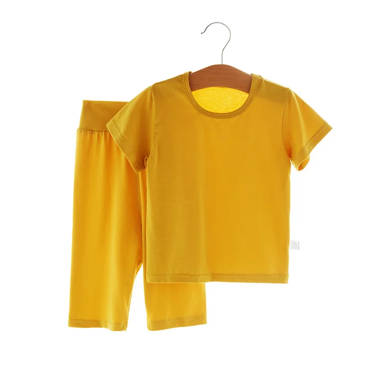 Wholesale Organic Cotton Toddler Pyjamas Sustainable Baby Pajamas Eco Friendly Luxury Two Pieces Baby Pajamas Set