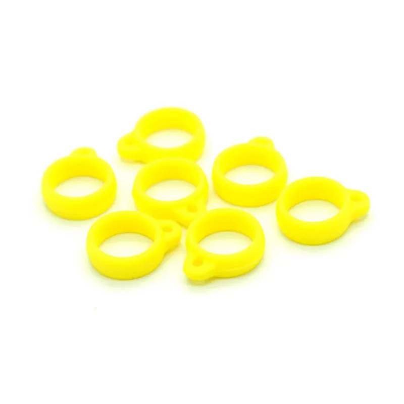 Best quality custom logo vape rings for vape pods mods tanks silicone e cigarette band lanyard ring in stock ship free