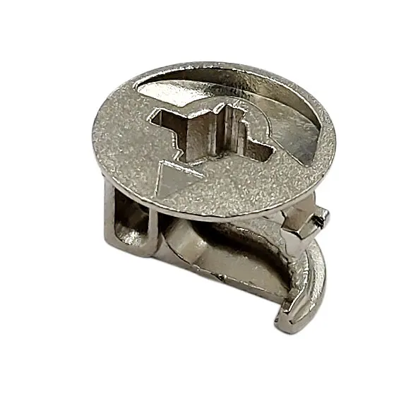 Furniture accessories 2 in 1 threaded dowel pin cabinet door mini fix furniture cam lock dowel for wardrobe