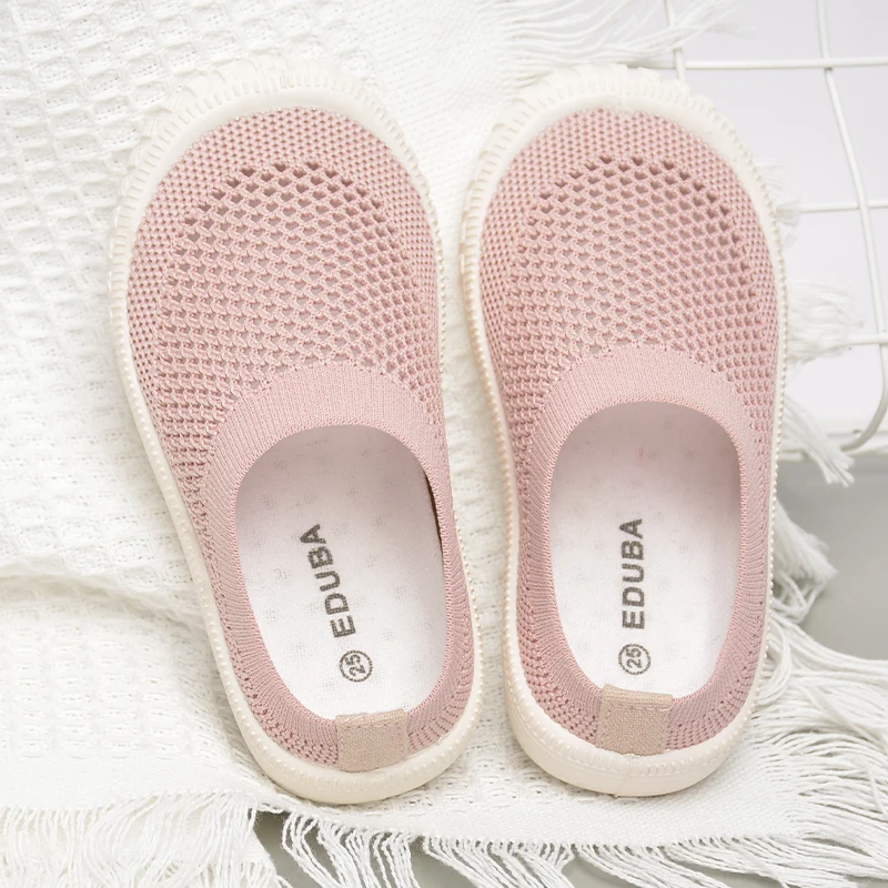 Stock  Children High Quality comfortable outdoor knitted  Slippers Kids casual shoes