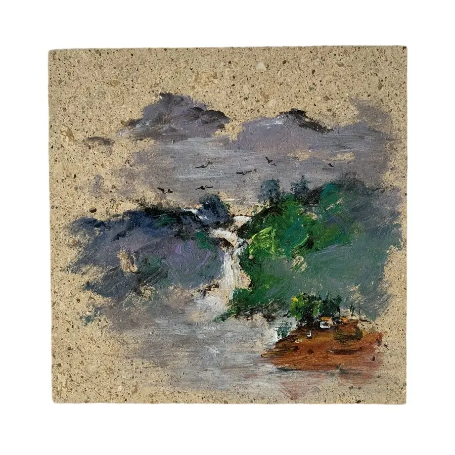 Promotional Modern Painting On Stone Surface Modern Handmade Oil Painting