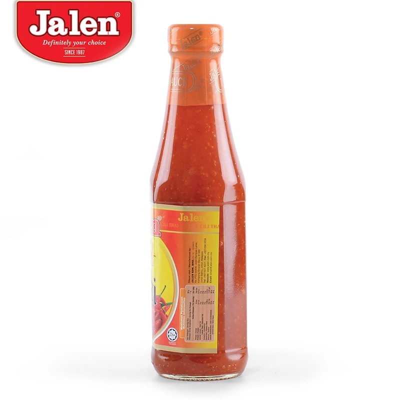 Custom Top Quality Thick Thai Chilli Sauce 350gm Excellent for Dips and Spicy Dishes Made in Malaysia