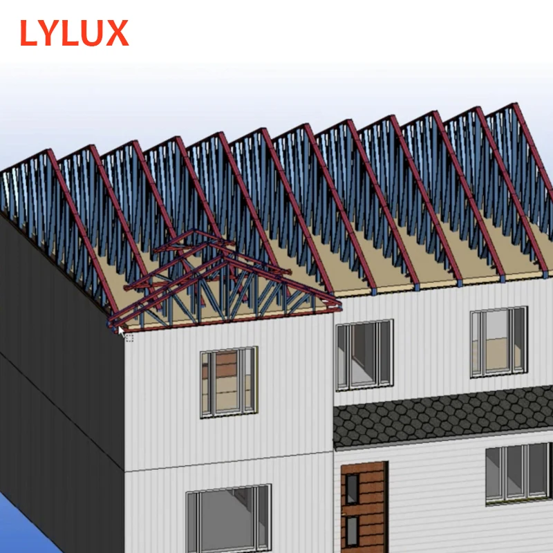Residential building prefab apartment building roof truss prefabricated designed