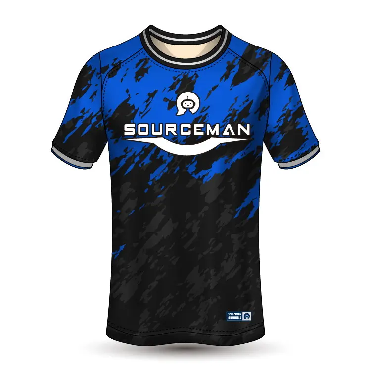 Custom Men Youth Dark Blue Black And Red Stripe Collared Embroidered Sublimated Soccer Jersey Practice Football Shirt Polo Trade