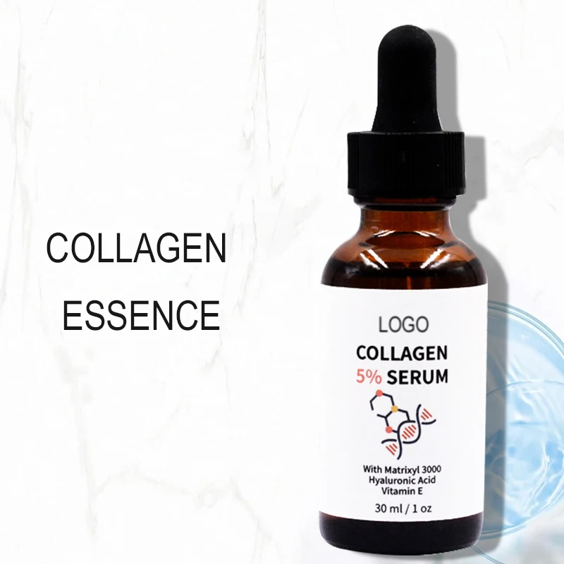 Anti-aging anti-wrinkle promoting face collagen regeneration collagen facial serum