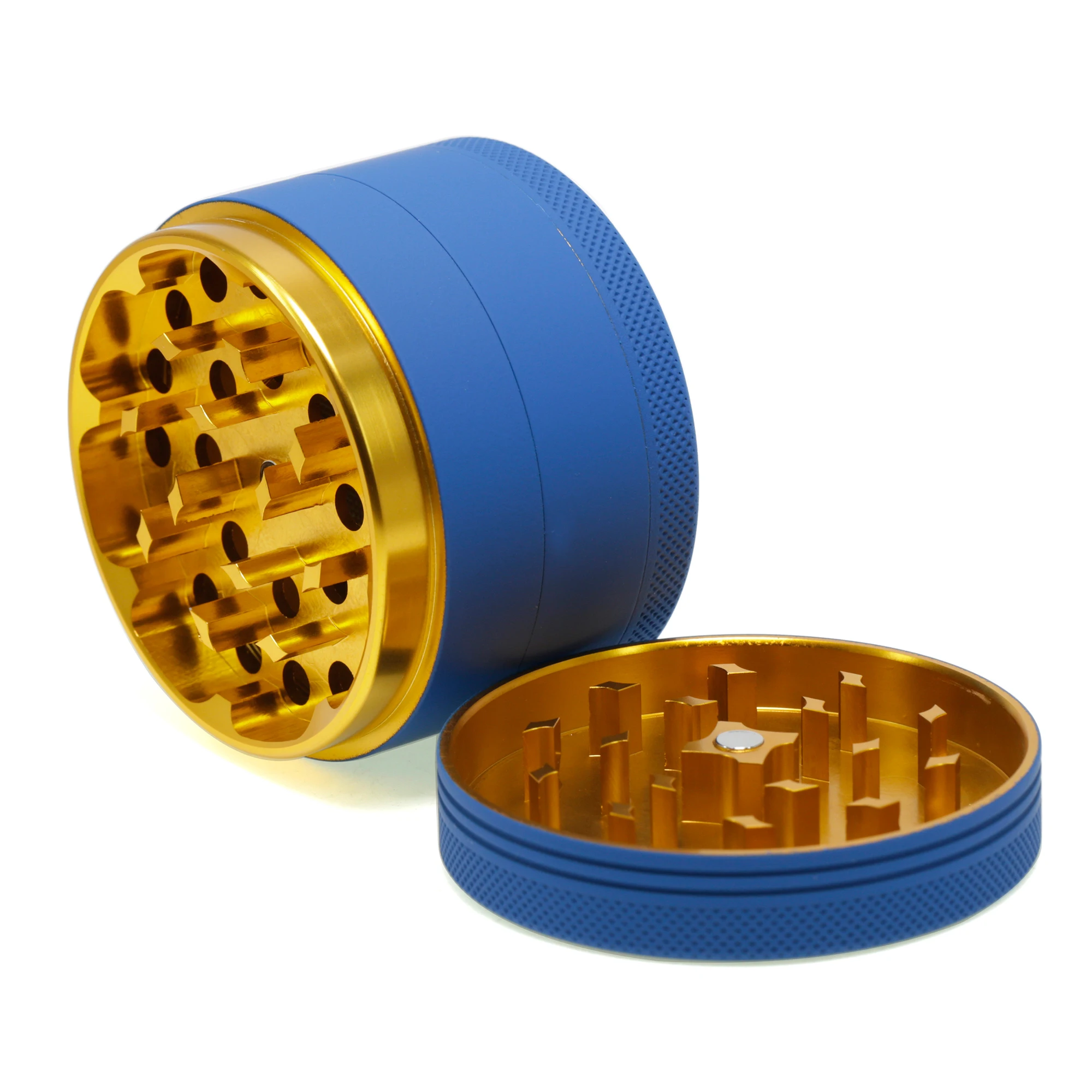 Multipurpose Crusher 2.5 inch Standard Large Capacity 4 layers metal aluminum alloy smoke grinders  6160