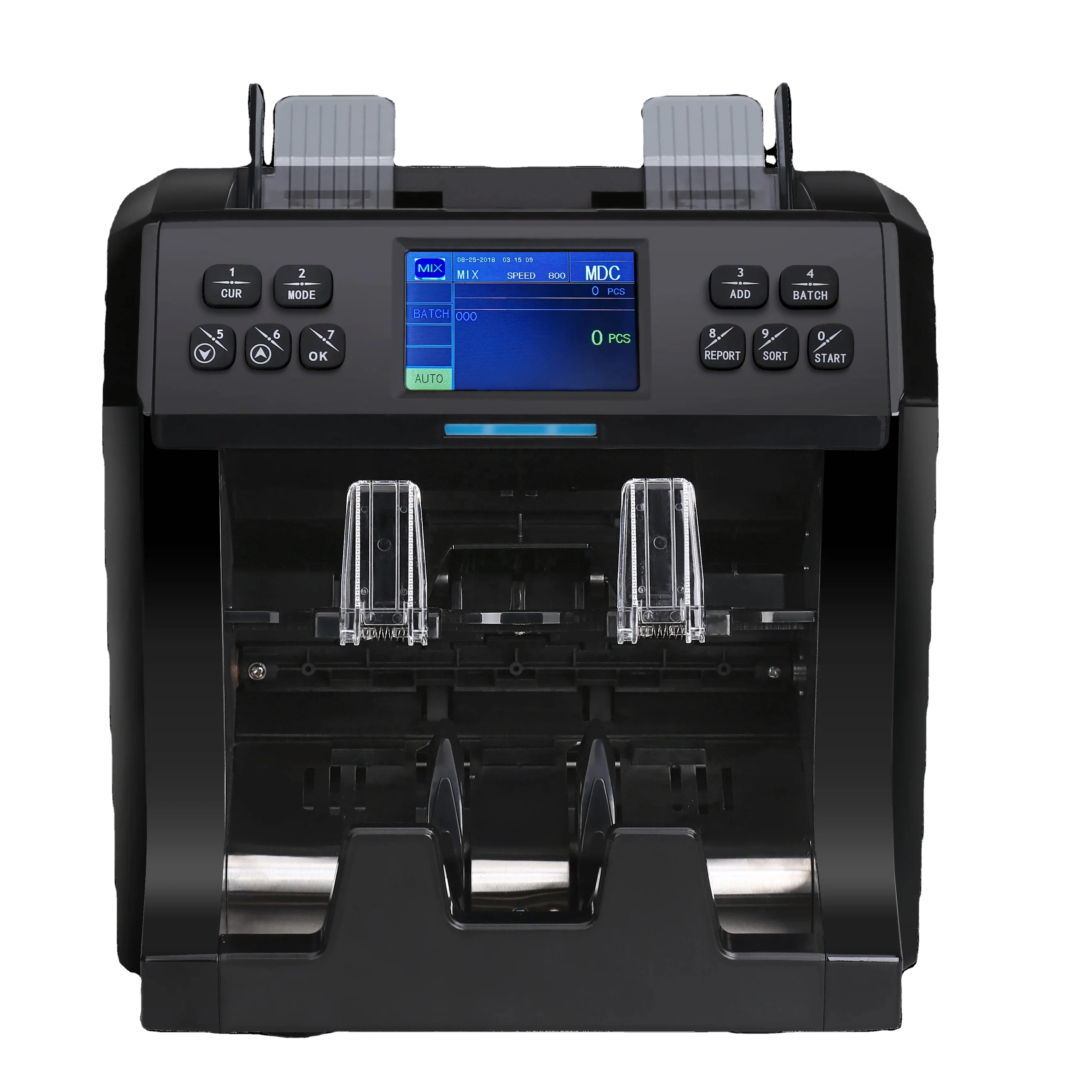 WT-800 CIS Mixed XOF XAF USD MXN GBP EURO JPY AED SAR currencies счетчик наличных банкнот
