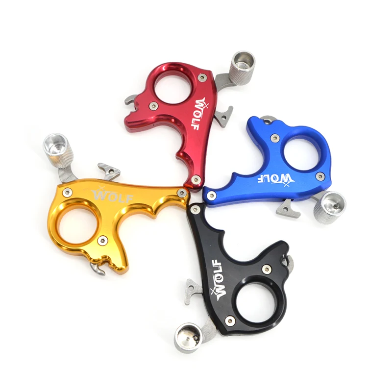 Archery Compound Bow And Arrow Equipment Compound Bow Aluminum 3 Finger Release Aid Target Shooting And Hunting Accessories