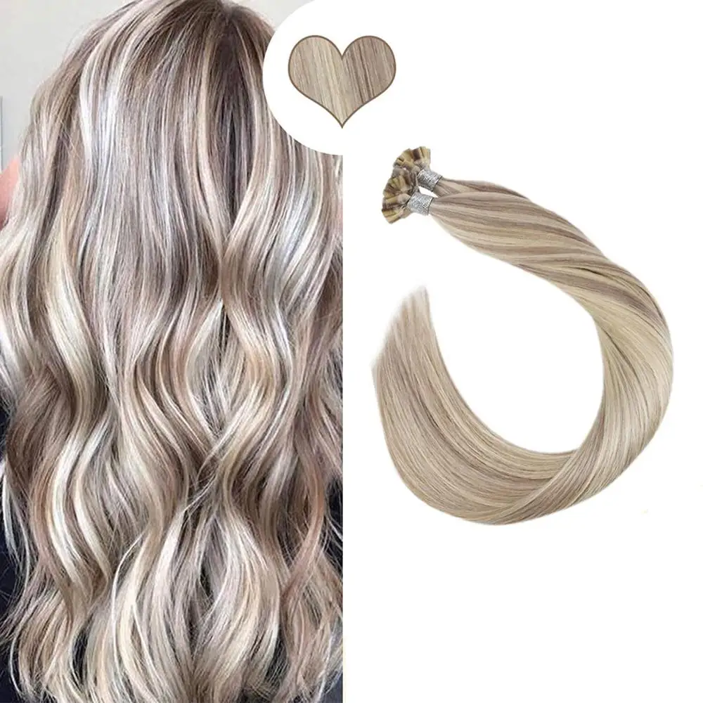 
Keratin Hair Extension U Tip Pre Bonded Flat Tip Hair Extension Vietnamese Human Extension 