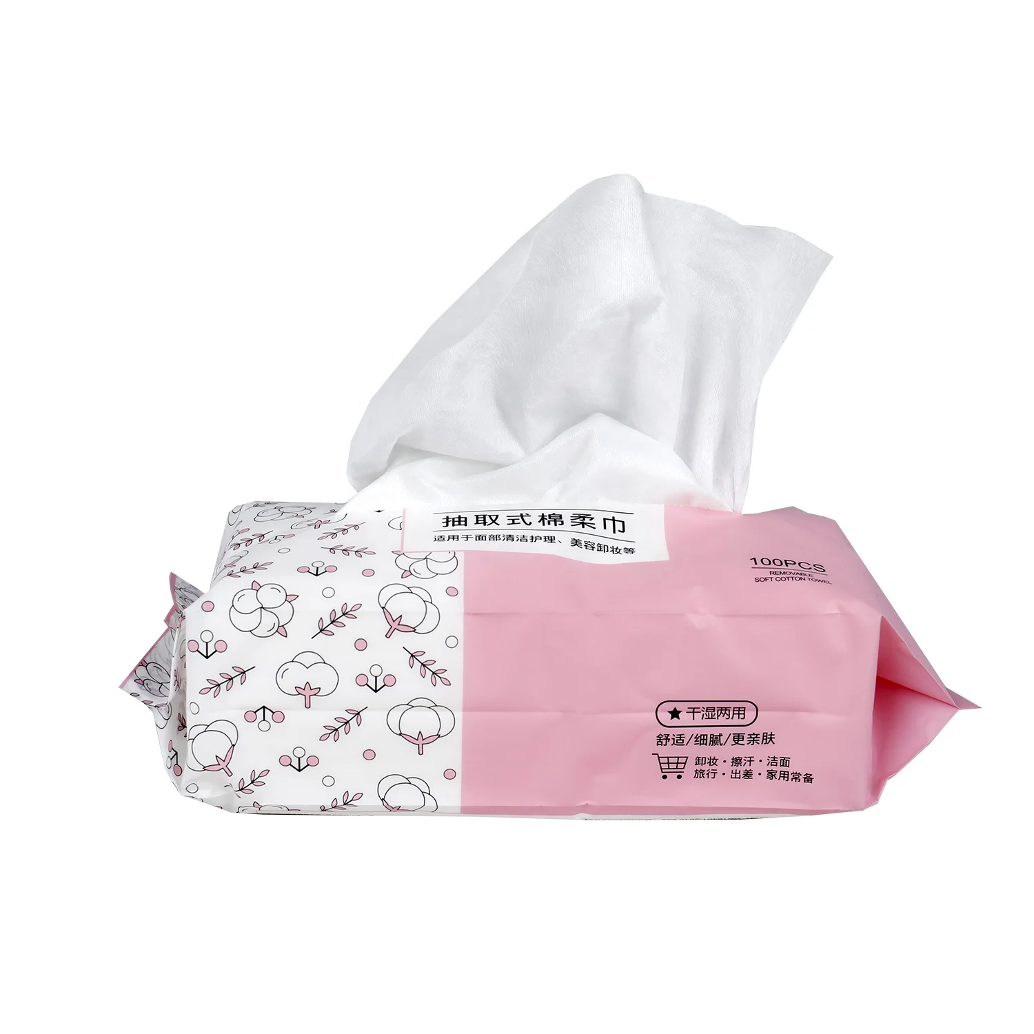 Portable Pure Cotton Compressed Candy Towel with Purity Water Facial Cleansing Disposable Face Towel Supplier