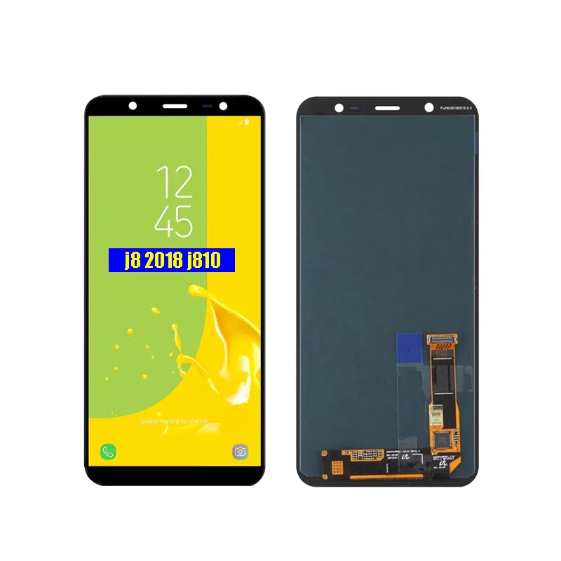 100% Test Original Super AMOLED Display For Samsung Galaxy J8 2018 J810 SM J810F J810M LCD Replacement Touch Screen lcds
