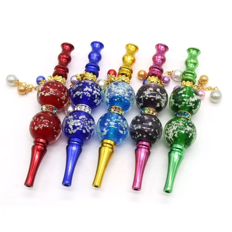 Wholesale  hot selling multi-color  Noctilucent Shisha Hookah Mouth Tips  Smoking Accessories