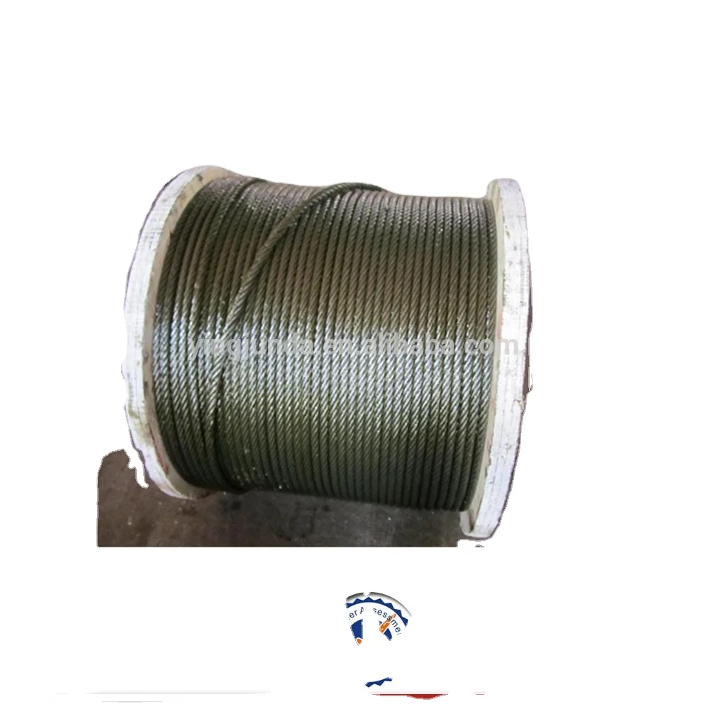 Winch Rope And PVC Zinc Coated Galvanized Steel Wire Rope Strand