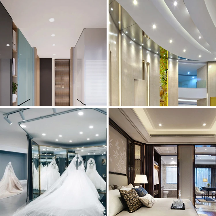 KLUMIA High Brightness Indoor 6 8 15 20 Watt Commercial Ceiling Home Office LED Panel Light