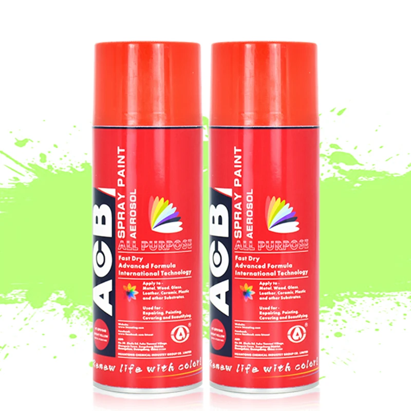 China Manufacturer Paint Spray Can Easy Use Chrome Painting Mental Chemical Series Automotive Coating Spray Paint