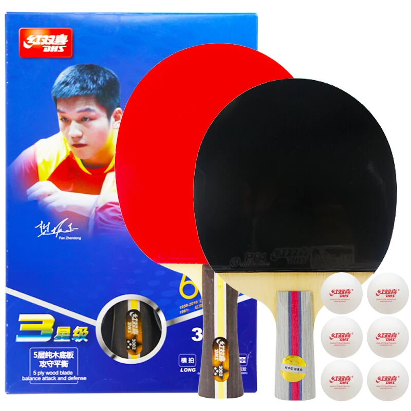 
China Professional Supplier 3 Star Ping Pong Bat Odm/oem Wholesale Three Star Table Tennis Racket 