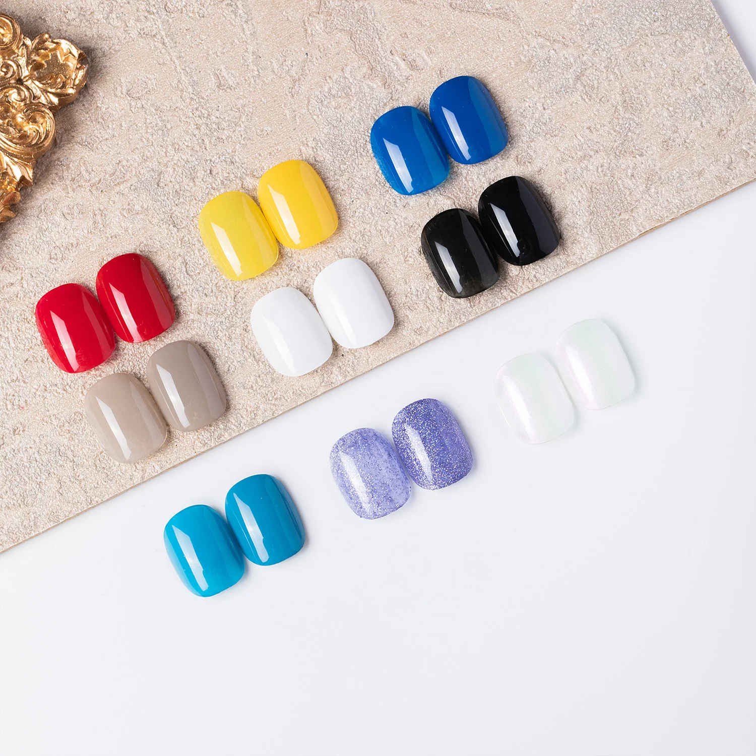 9 colors Palette gel painting High Quality Nail Solid Pudding Cream Glitter Non-floating Gel Nail Art Gel Nail Solid Polish