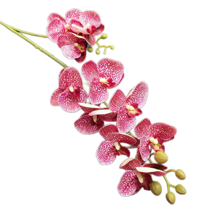 Hangu ODM Phalaenopsis 2 вилки 10 голов орхидеи домашние декоративные цветы искусственные