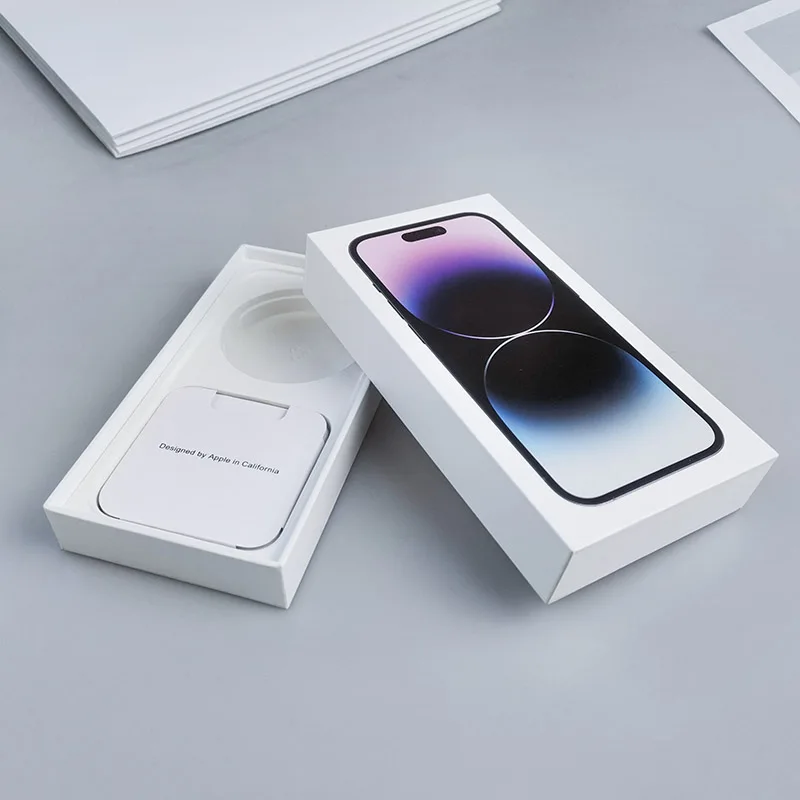 Custom wholesale Mobile Phone Paper Packaging Box and  For 11 12 13 14 15 pro max