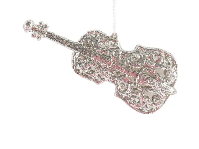 Guitar Miniature Exquisite Plastic Mini Guitar Model Display Decoration Home Coffee Decorative Christmas Tree Ornament