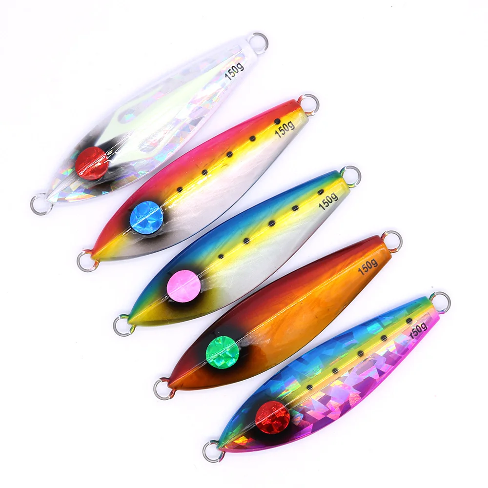 Металлическая рыболовная приманка CASTFUN 150 г Jack Eye Slow Red Snapper Dentex