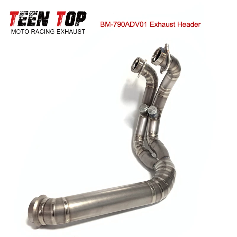 Universal offroad bike titanium alloy exhaust muffler silencer for KTM Duke790 890 Header Pipe Exhaust 2019+