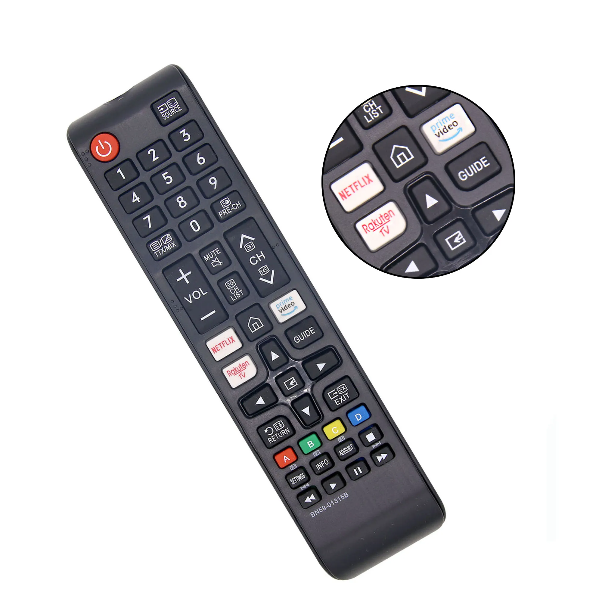 BN59-01315B Remote control Universal Replacement for Samsung LCD TV UE50RU7170U 7172U 7175U UE43RU7105 7179