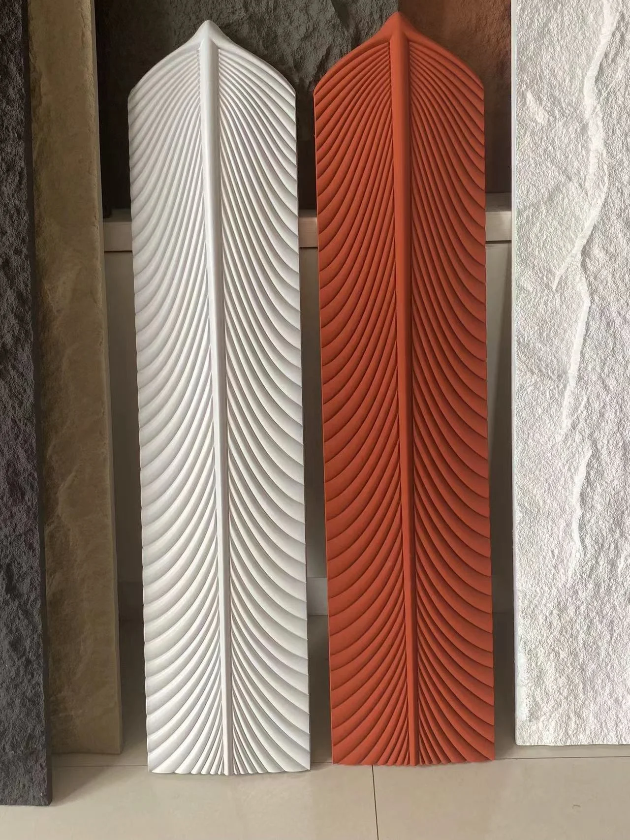 hot sale pu artificial culture stone artificial faux concrete flexible stone