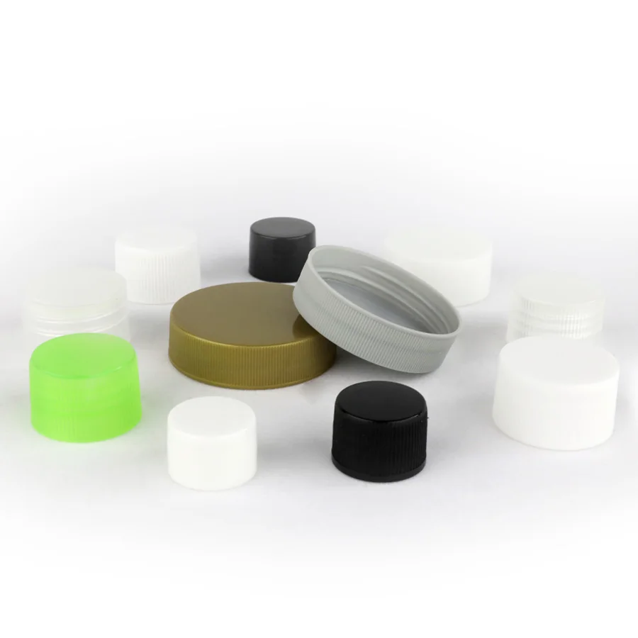24mm 25mm 28mm 48mm 50mm 53mm plastic lids bottle caps closures for glass jar containers