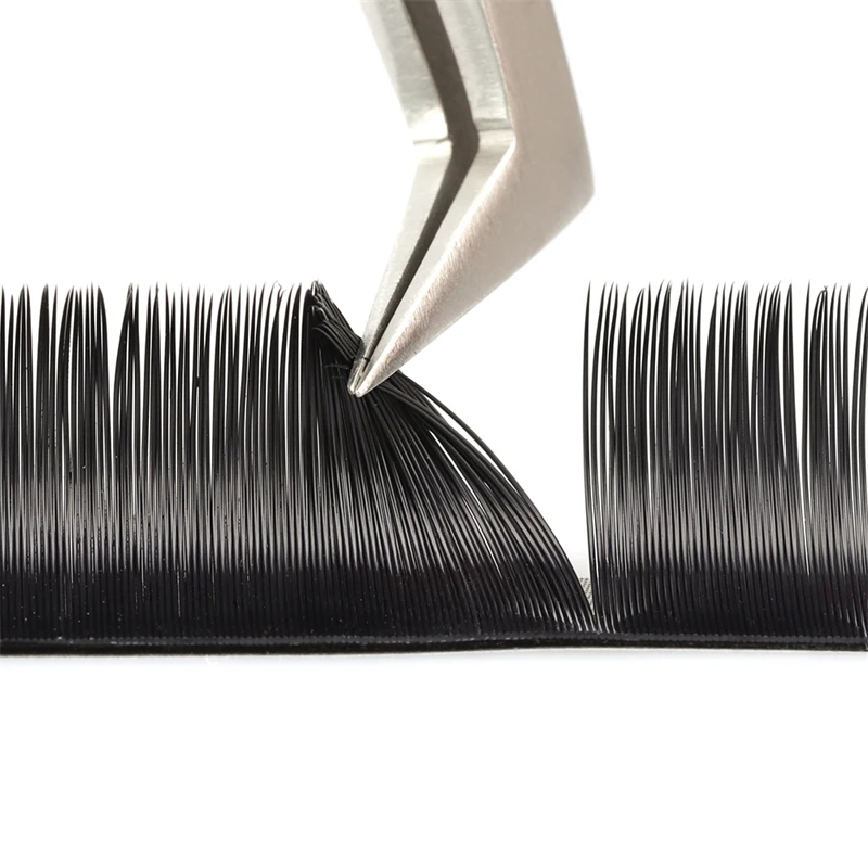 Professional Easy Fan Matte Ellipse Flat Starter Kit Mega Volume Private Label 18 Mm 0.03 Real Mink Lashes Eyelash Extension