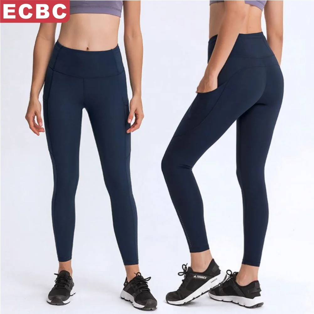 
 Lulu Lemon Align Autumn Winter High Waist Side Pockets Women 7/8 Length  Second Skin Yoga Pants Workout Fitness Leggings Polaina  