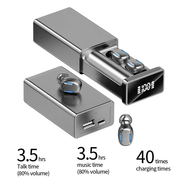 New HIFI Stereo Auto Pairing Wireless Headphone TWS audifonos Noise Cancelling Earphone Earbuds In-ear Earphone Wireless